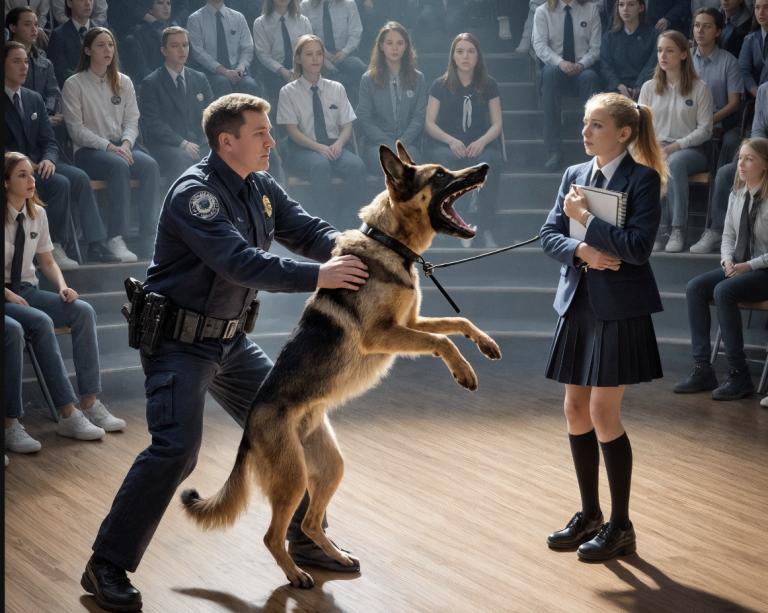 Pies policyjny nagle skoczył w kierunku 16-letniej uczennicy i zaczął głośno szczekać. Kiedy funkcjonariusze pobrali od niej odciski palców, odkryli coś dziwnego.