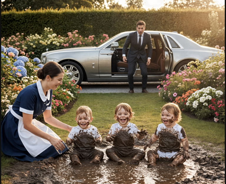 Milioner zwolnił nianię, bo pozwoliła jego dzieciom bawić się w błocie… ale ostatecznie stanął twarzą w twarz z prawdą.